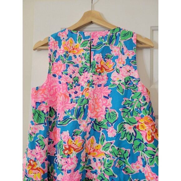 Lilly Pulitzer Trina Dress in Multi Rose to The Occasion, Sz S $170 - Picture 10 of 11